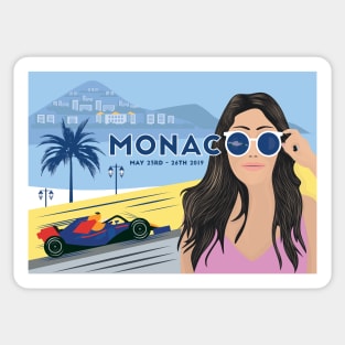 Verstappen & Monaco Sticker